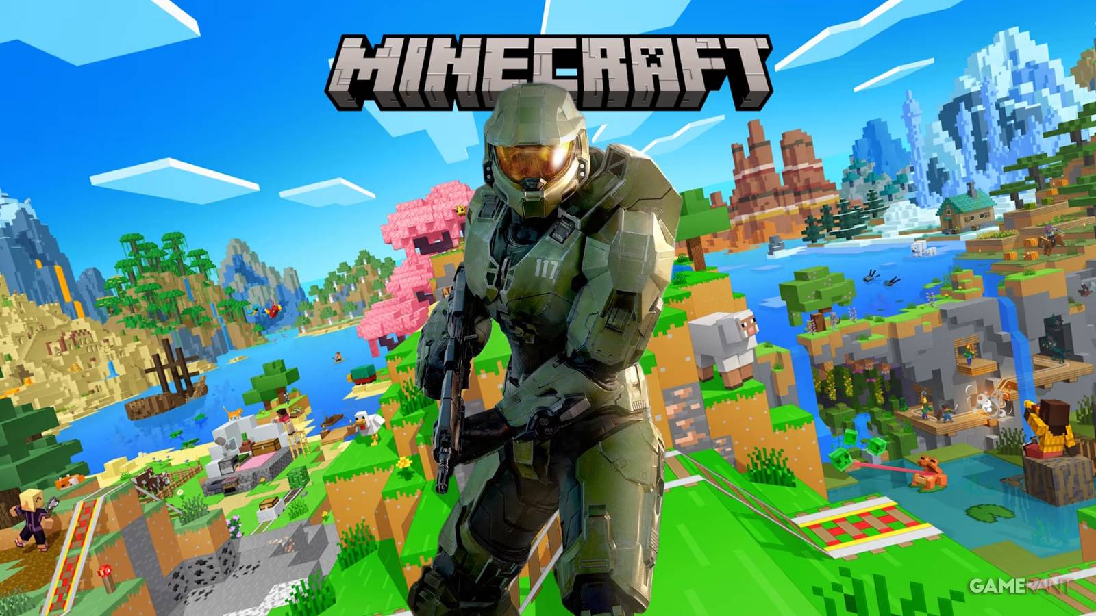 Minecraft Player Is Creating a Massive Halo-Inspired World