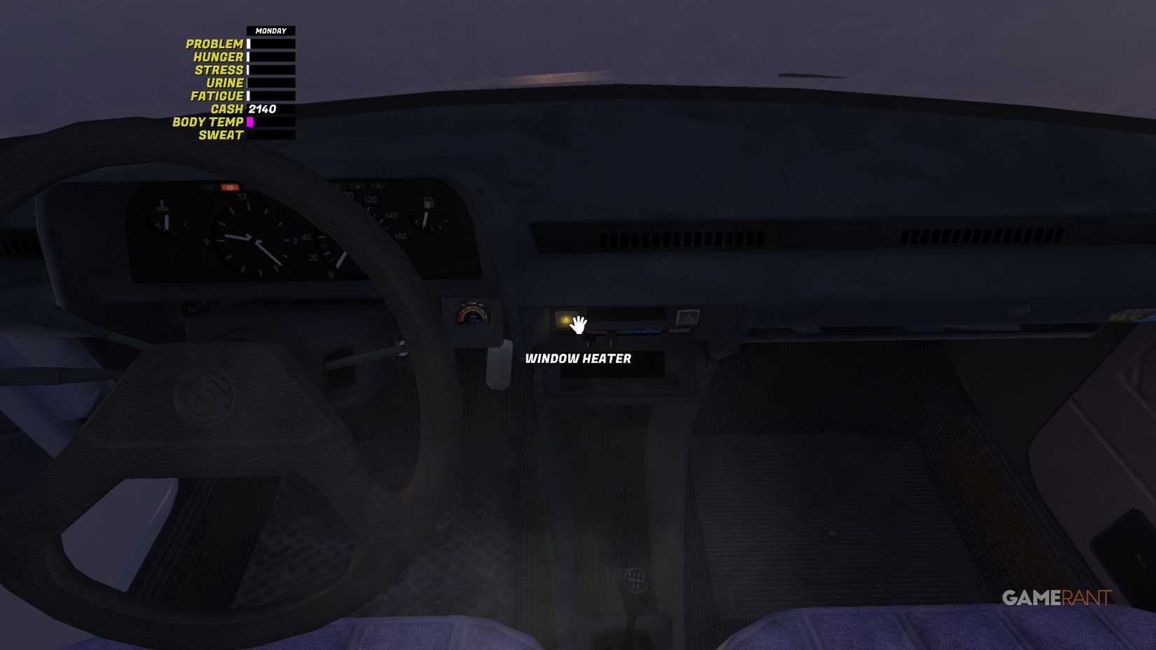 My Winter Car - Window Heater On