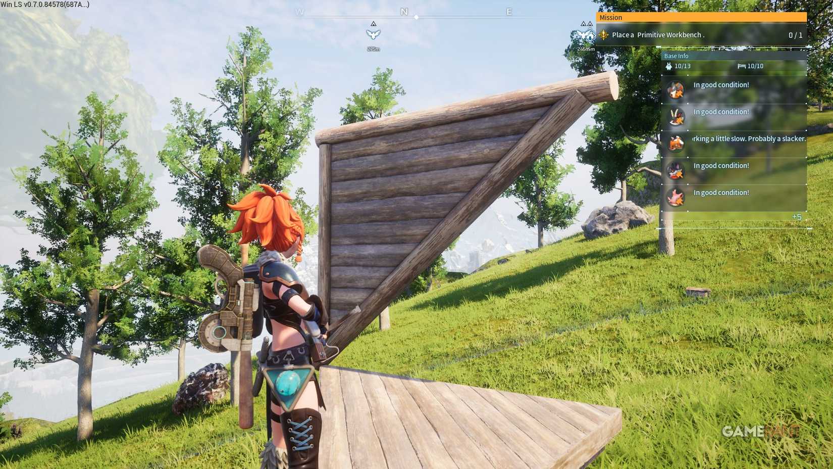 Palworld - Triangular Wall (Inverted)