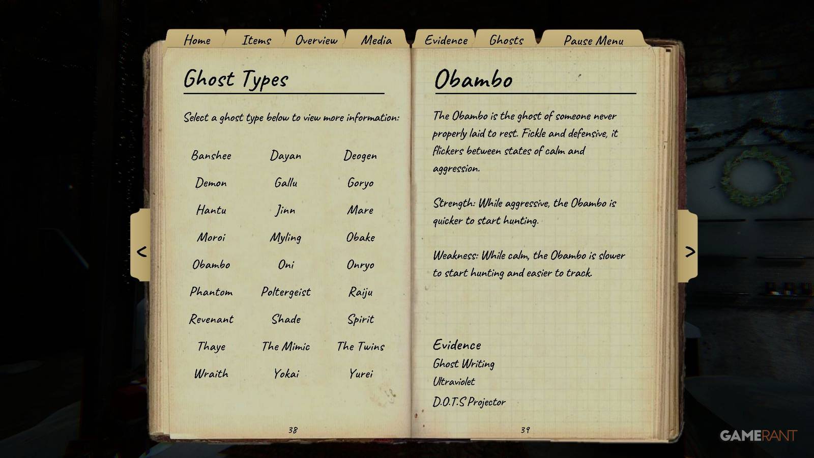 Phasmophobia - Ghost Entry - Obambo