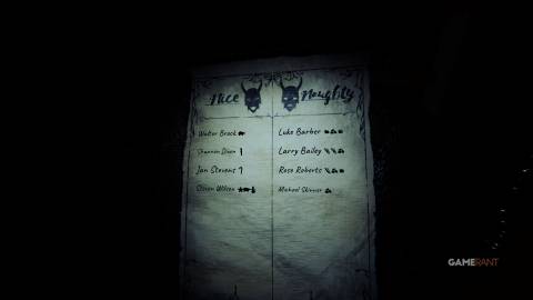 Phasmophobia - Winter's Jest - Naughty & Nice List Symbols - Gifts