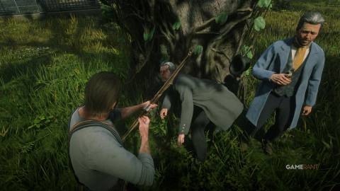 Red Dead Redemption 2 - Bow & Arrow Stealth Kill