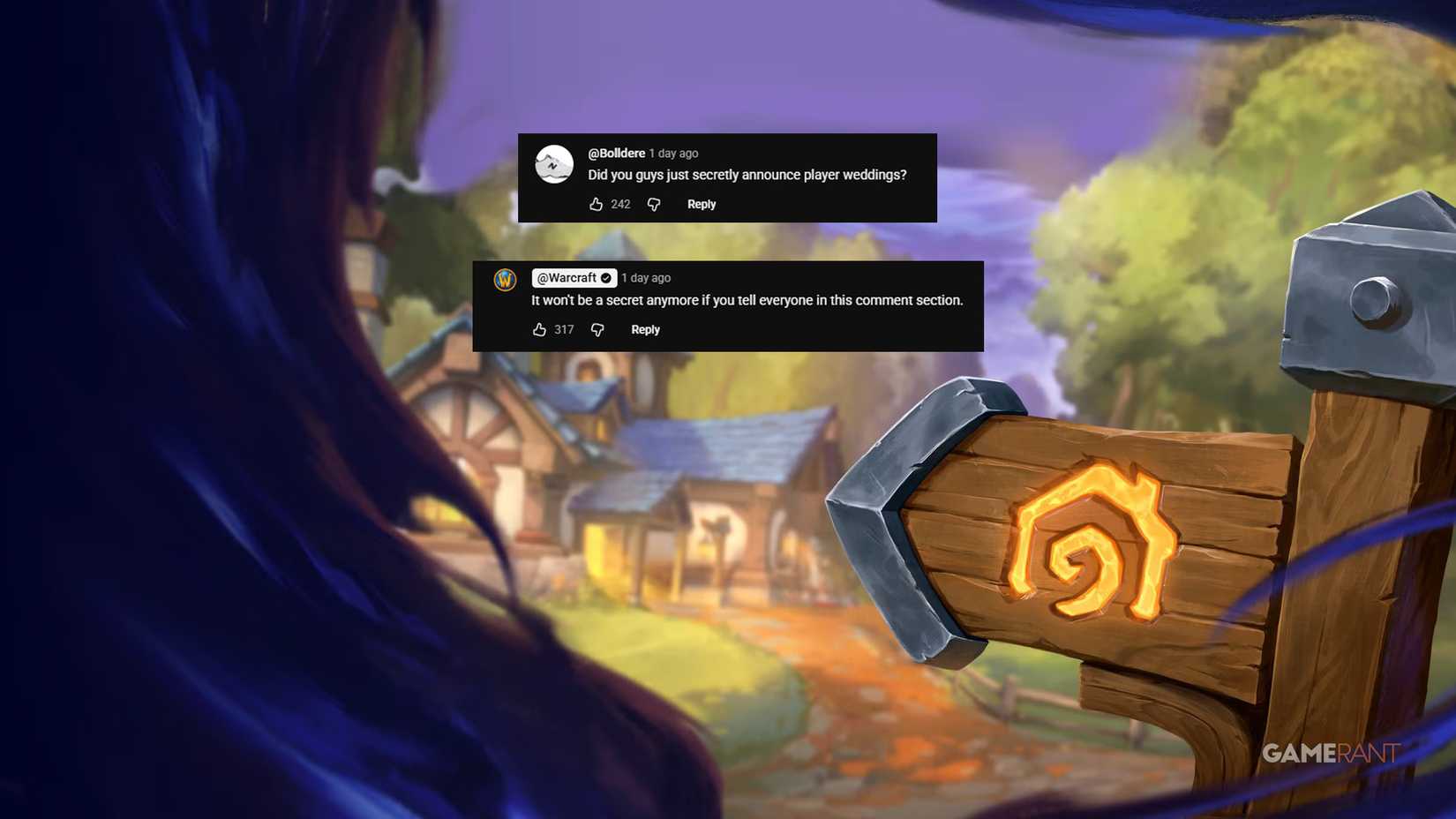 world of warcraft player housing marriage teaser youtube comments