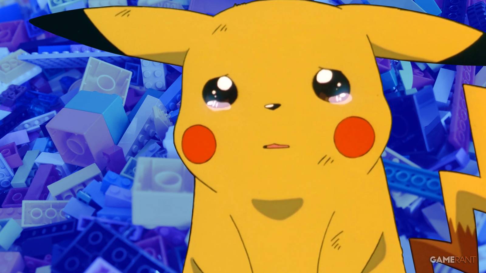 Sad Pikachu with LEGOs