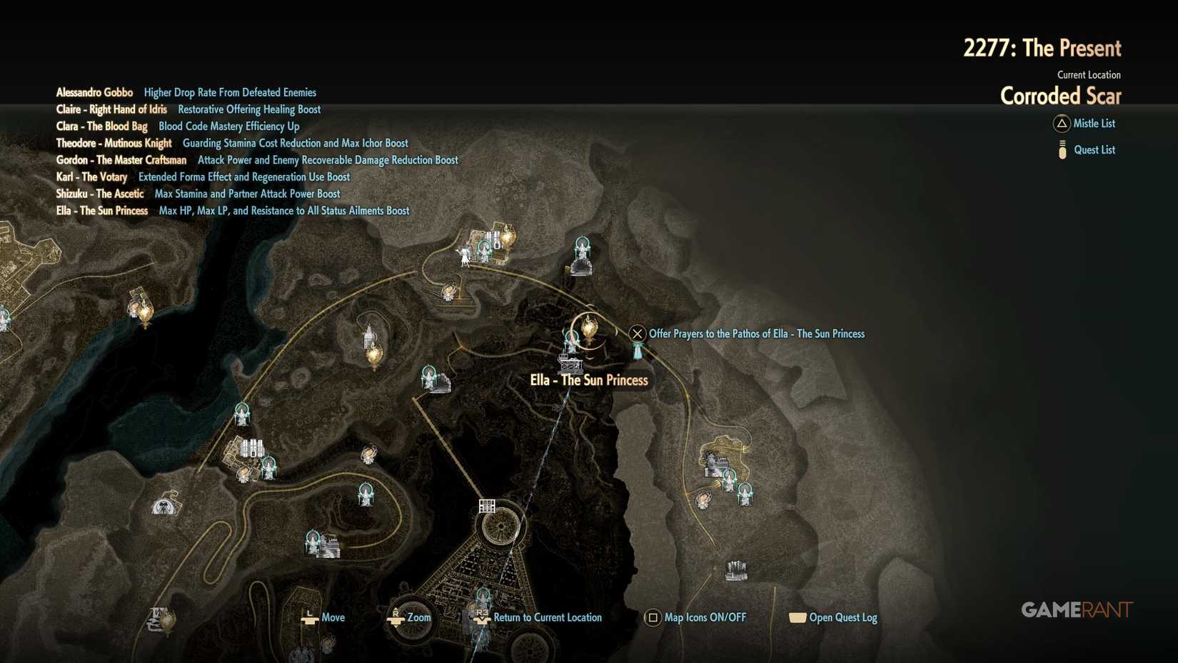 Pathos Clamp Map Where to Find All Regional Pathos in Code Vein II