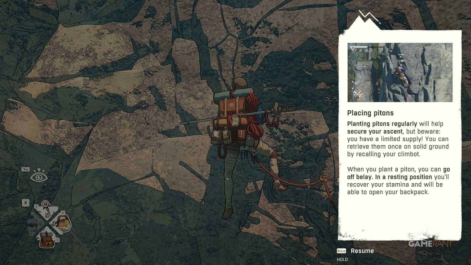 Cairn - Placing Pitons Tutorial