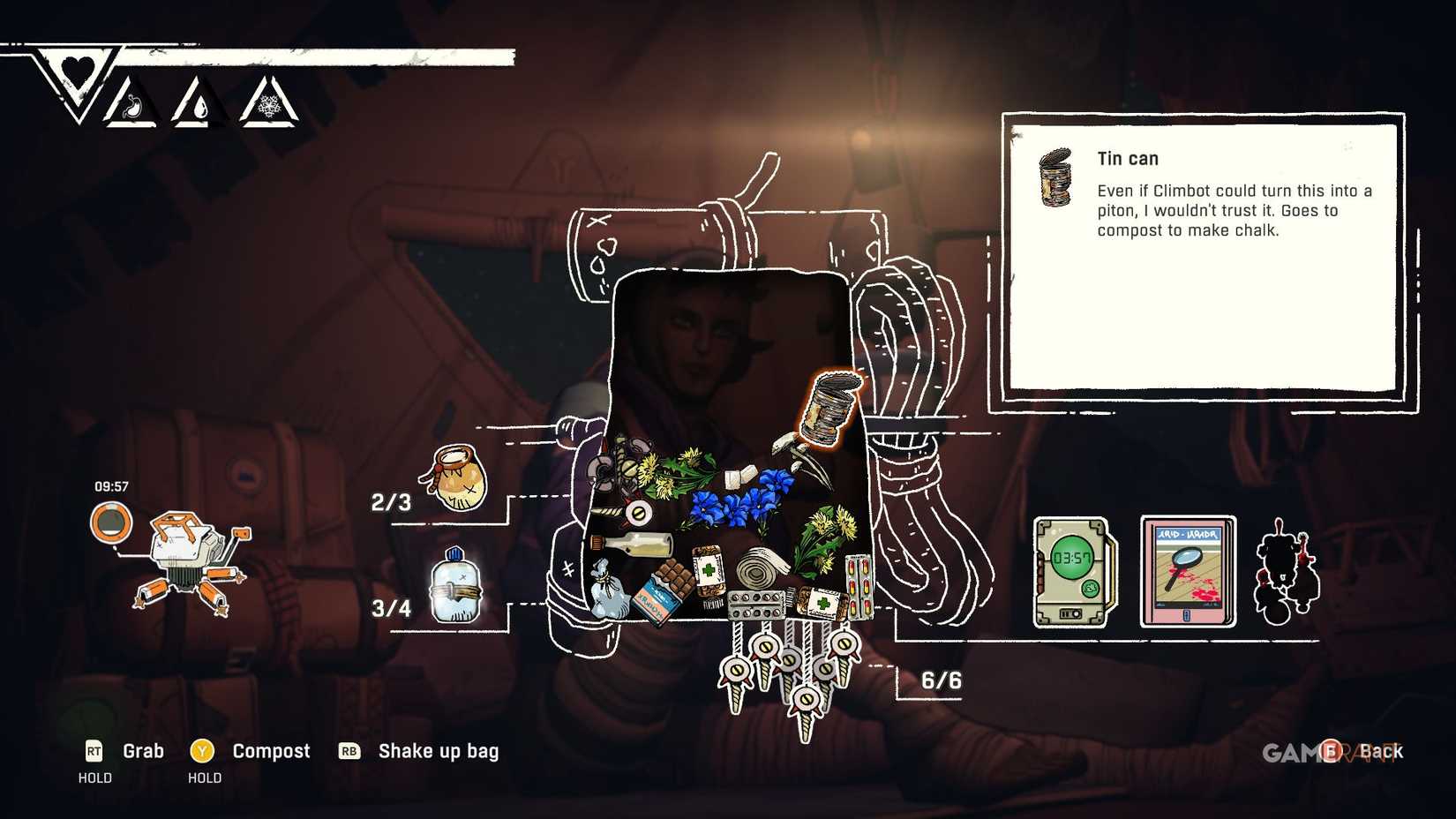 Cairn - Tin Can In Backpack