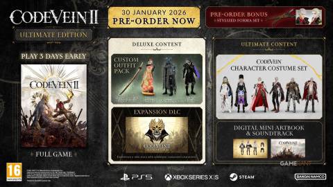 Code Vein II Editions & Pre-Order Bonuses