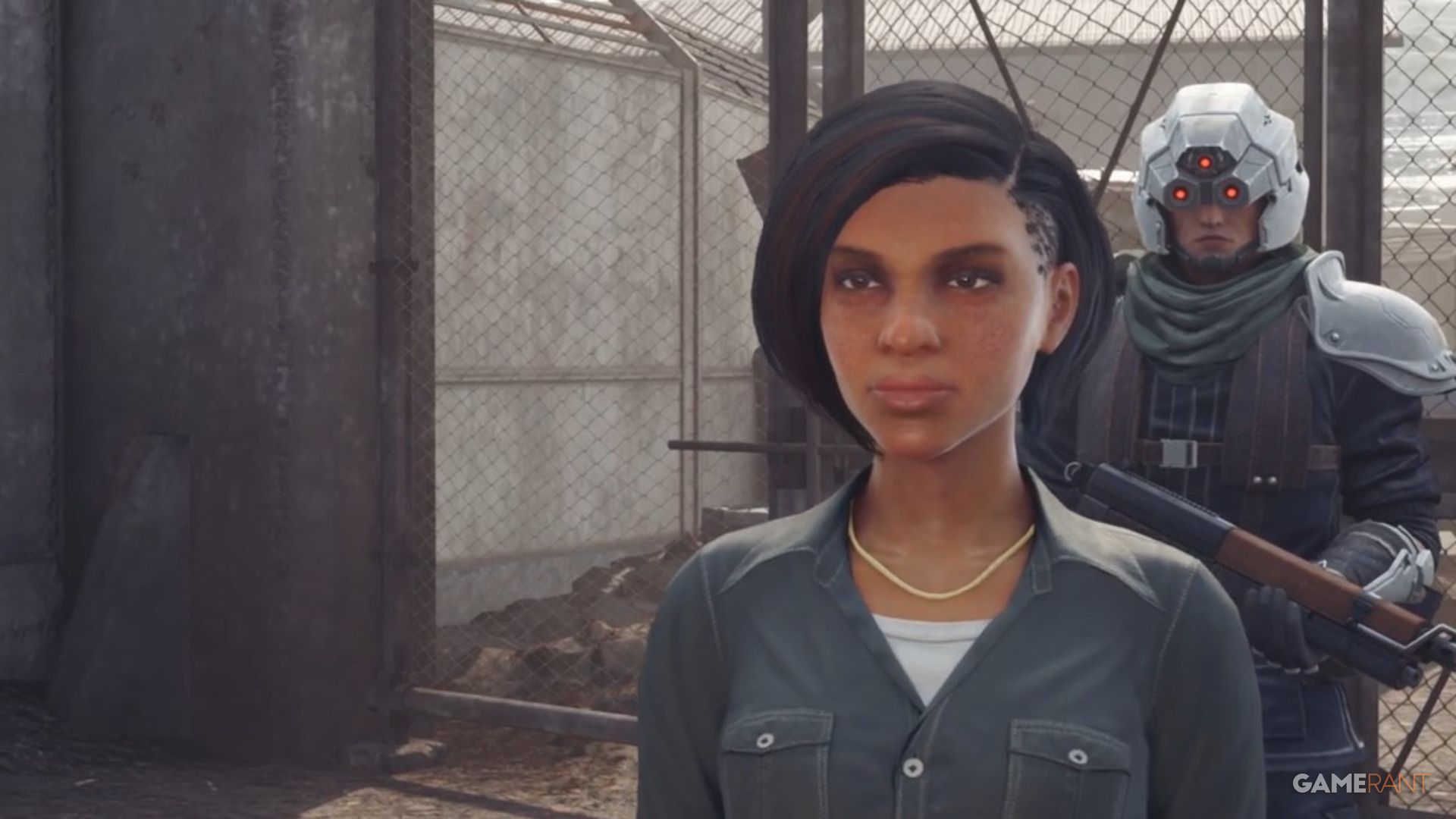 gwen just flew in from the graveyard quest ff7 remake intergrade (1)