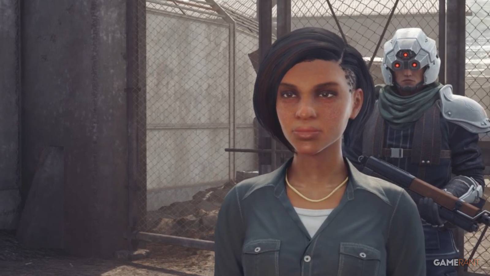 gwen just flew in from the graveyard quest ff7 remake intergrade (1)