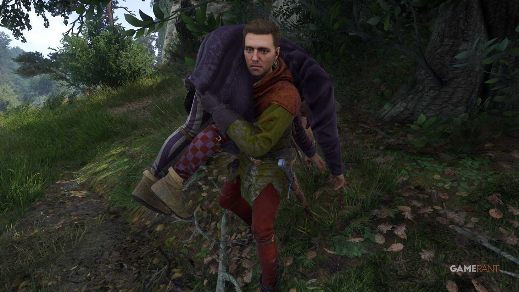 Kingdom Come Deliverance 2 - Henry with the body of Jarda's friend