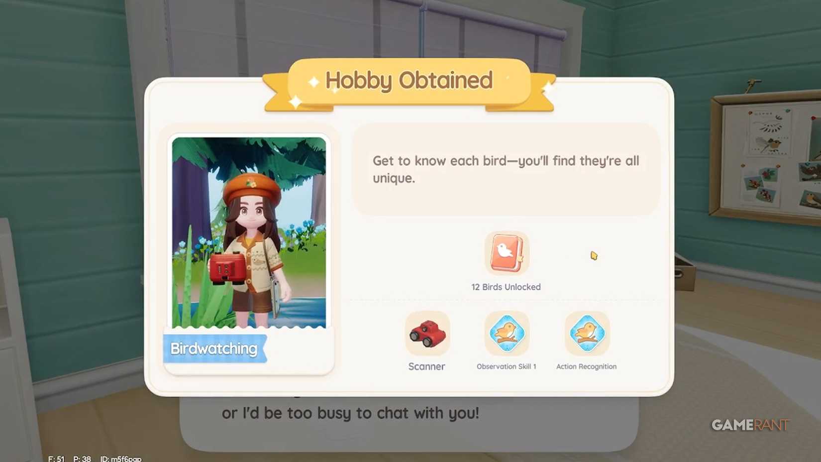 new birdwatching hobby heartopia