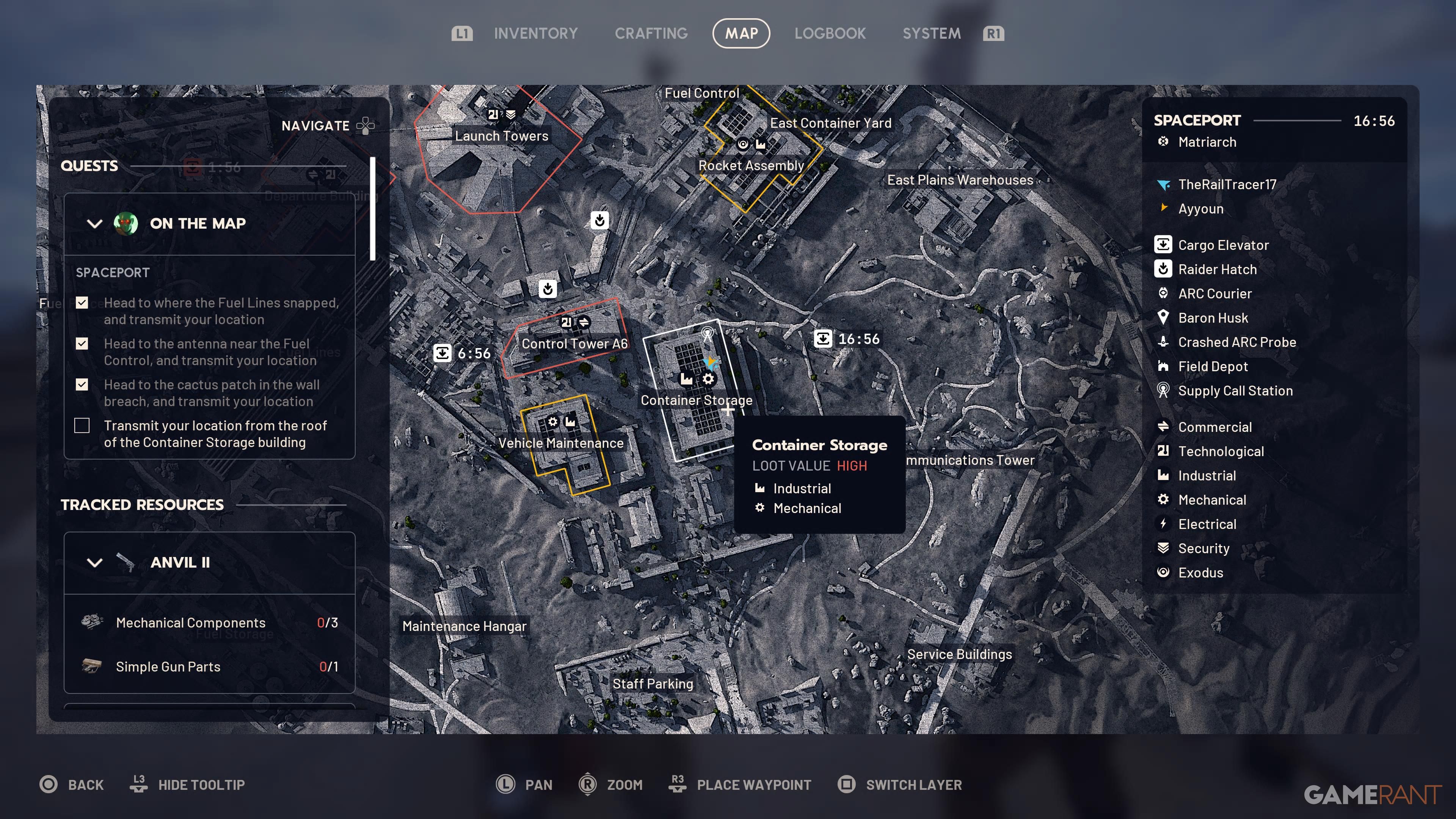 On the Map Quest Guide in Arc Raiders