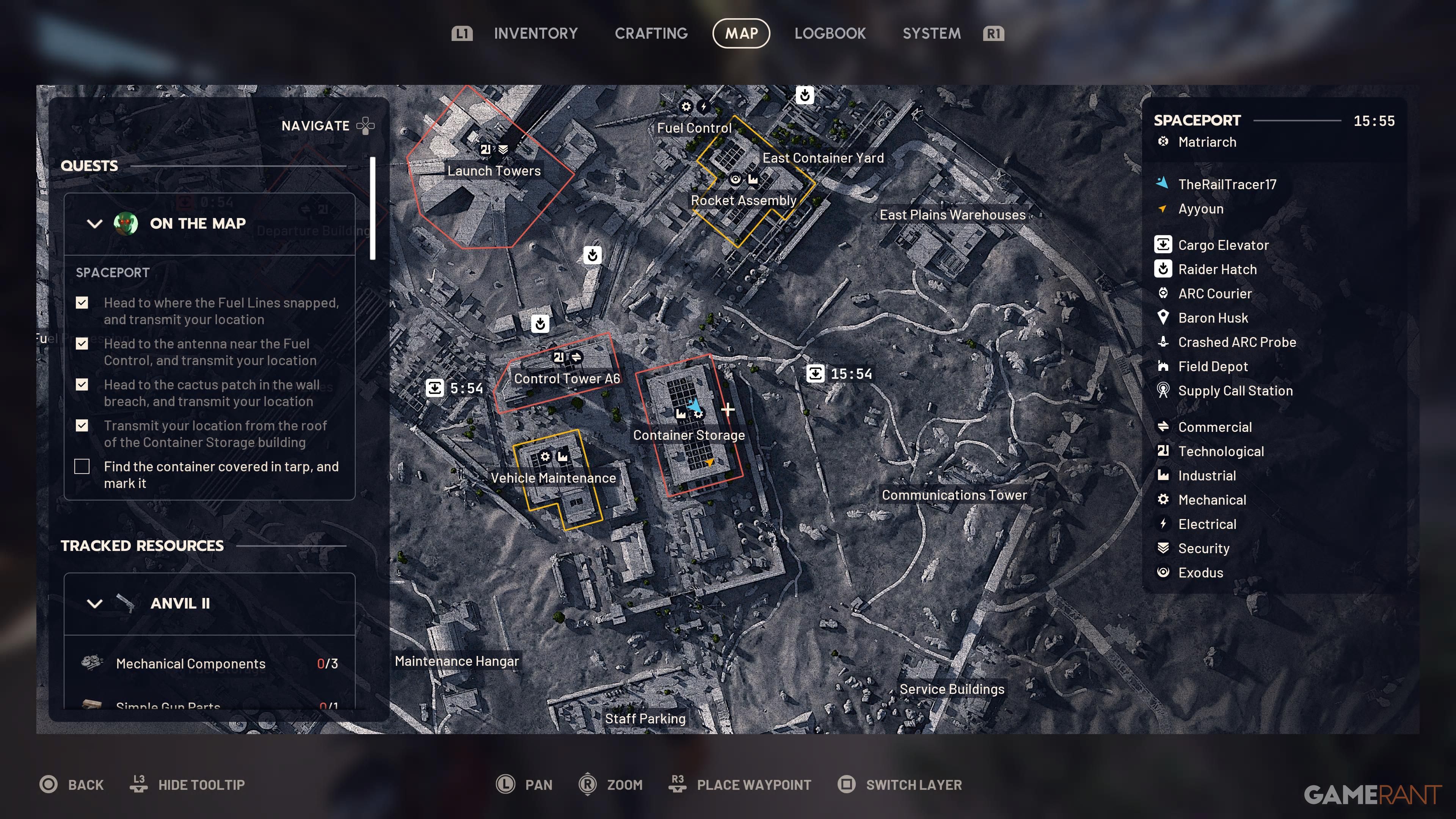On the Map Quest Guide in Arc Raiders