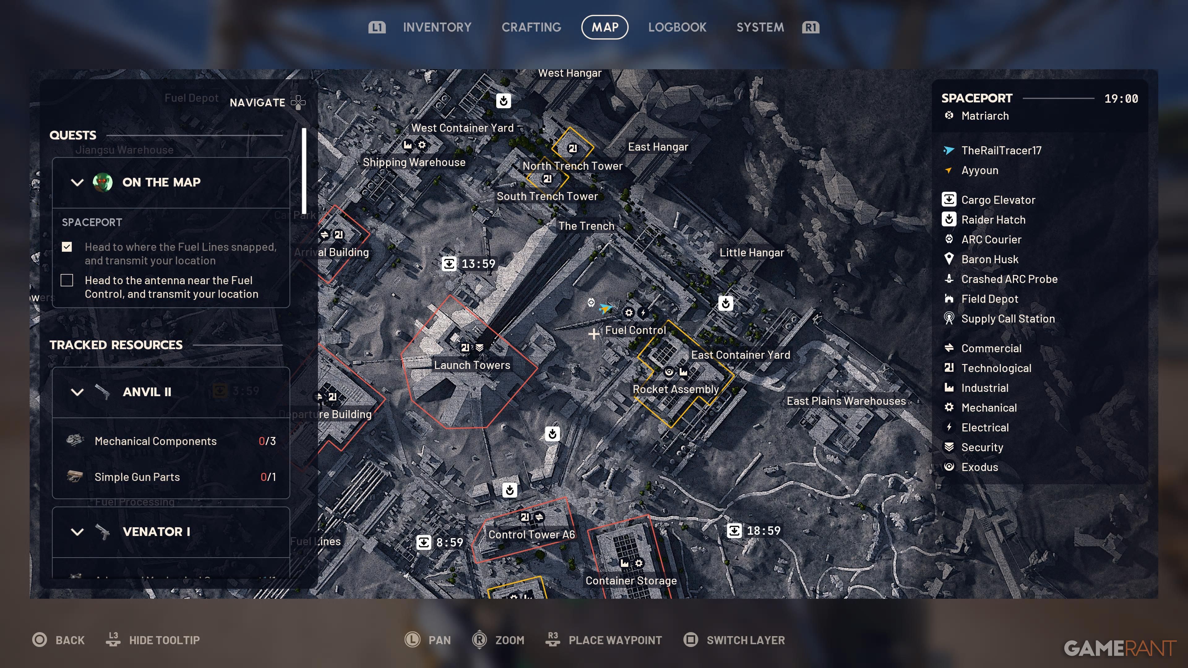 On the Map Quest Guide in Arc Raiders