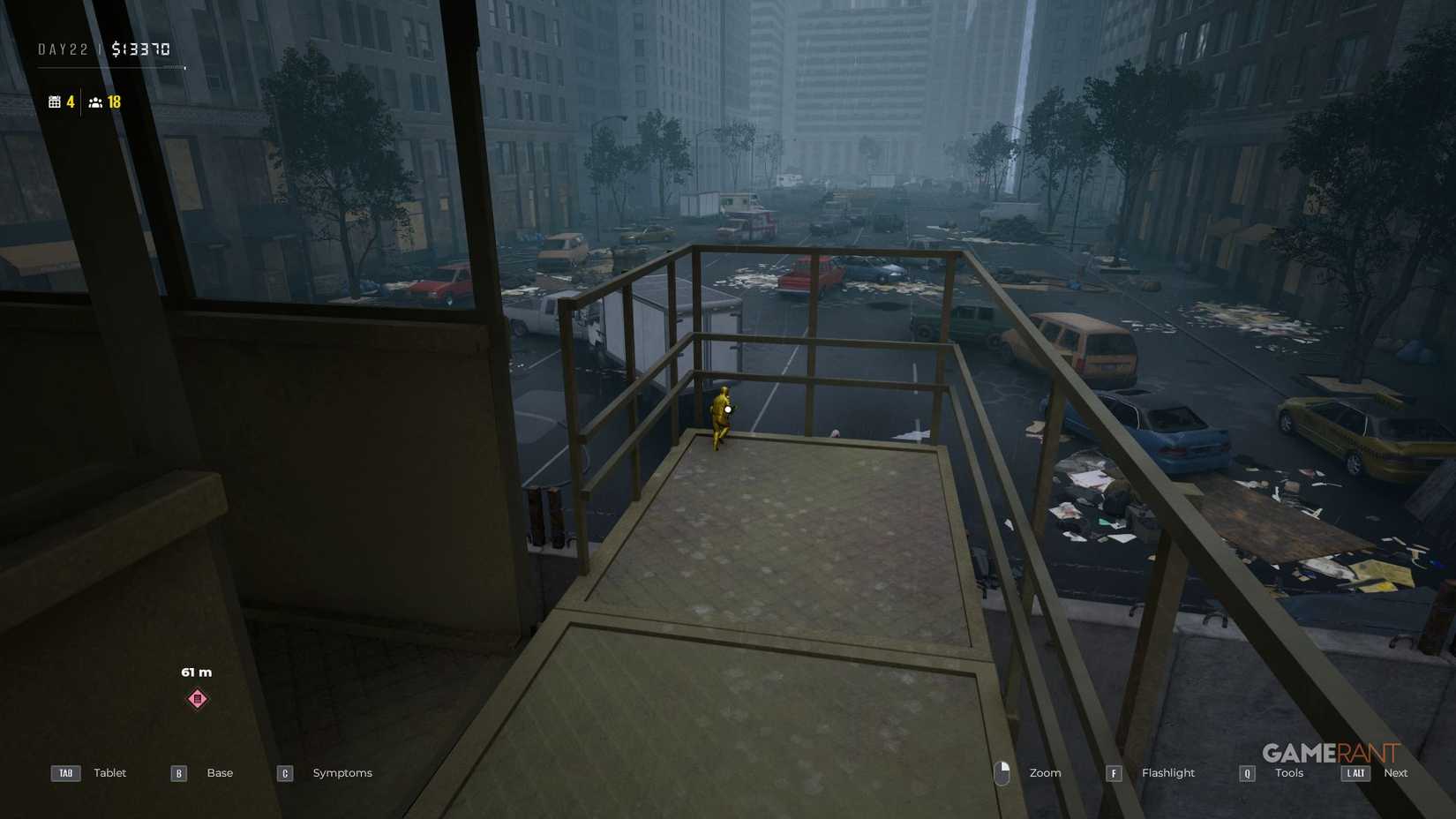 Quarantine Zone The Last Check - Collectible Golden Soldier On Tower