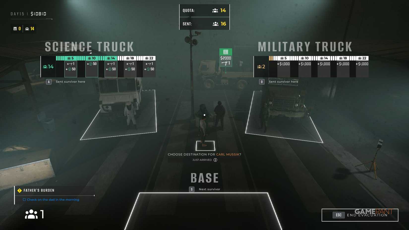 Quarantine Zone The Last Check - Evacuation to Science for Syringe Analyzers