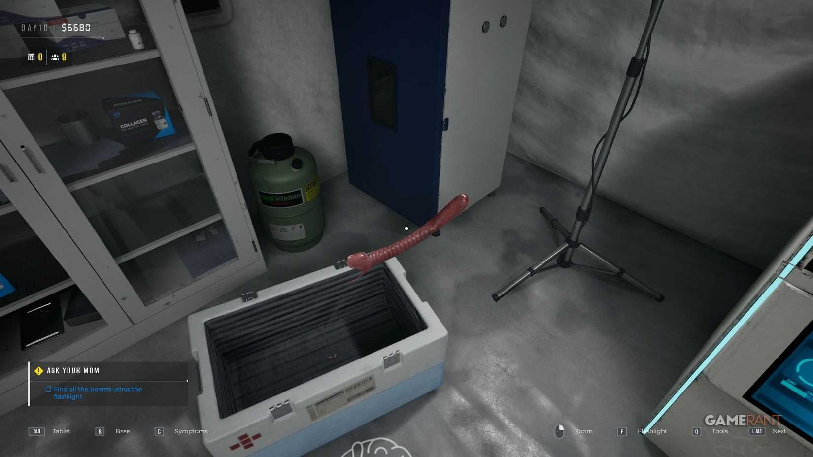 Quarantine zone Last check - Collection of the organ