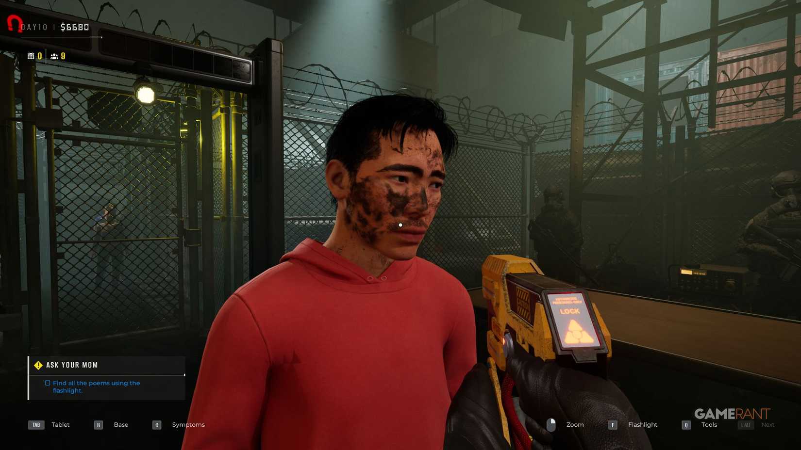 Quarantine Zone Last Check - Potential New Symptom