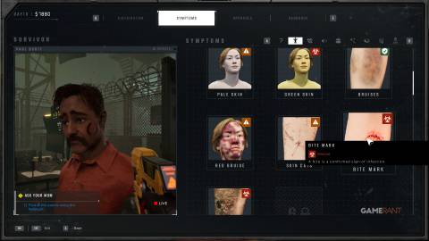 Quarantine Zone The Last Check - Red Symptom - Bite Mark