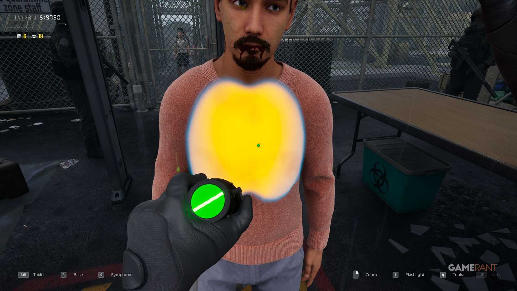 Quarantine zone The last check - Stethoscope - Healthy lungs