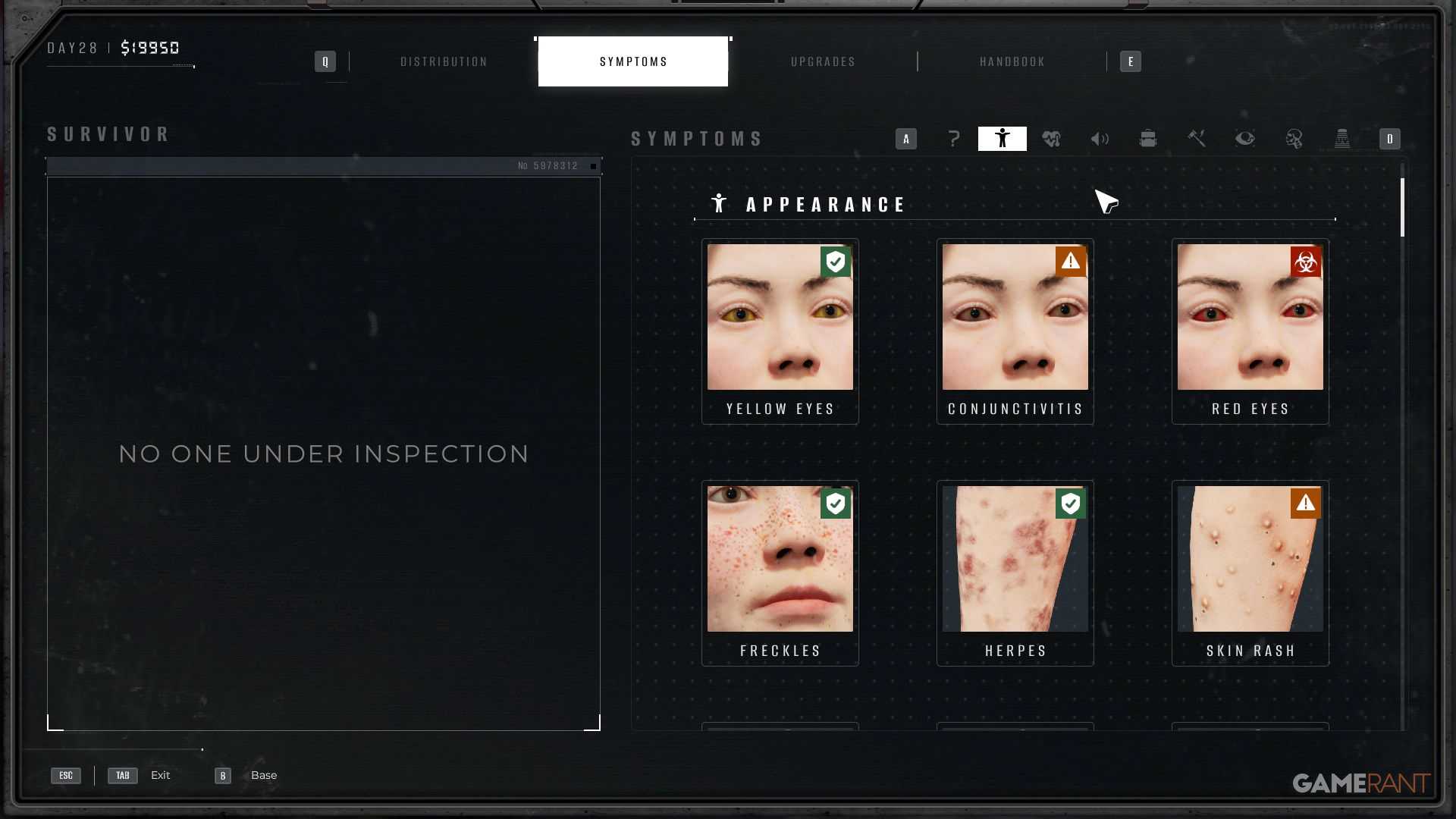 Skin Rash Quarantine Zone Example All Symptoms & What They Look Like in Quarantine Zone: The Last Check