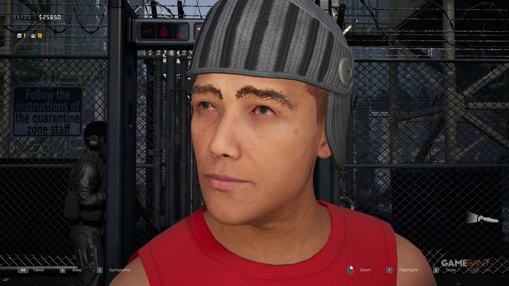 Quarantine Zone The Last Check - Symptoms - Conjunctivitis