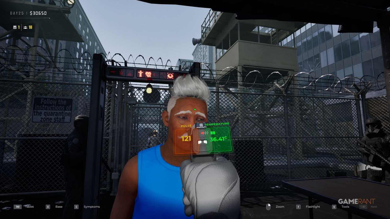 Quarantine Zone The Last Check - Symptoms - Elevated Pulse