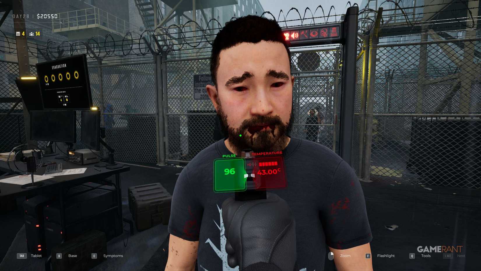 Quarantine Zone The Last Check - Symptoms - Extreme Temperature