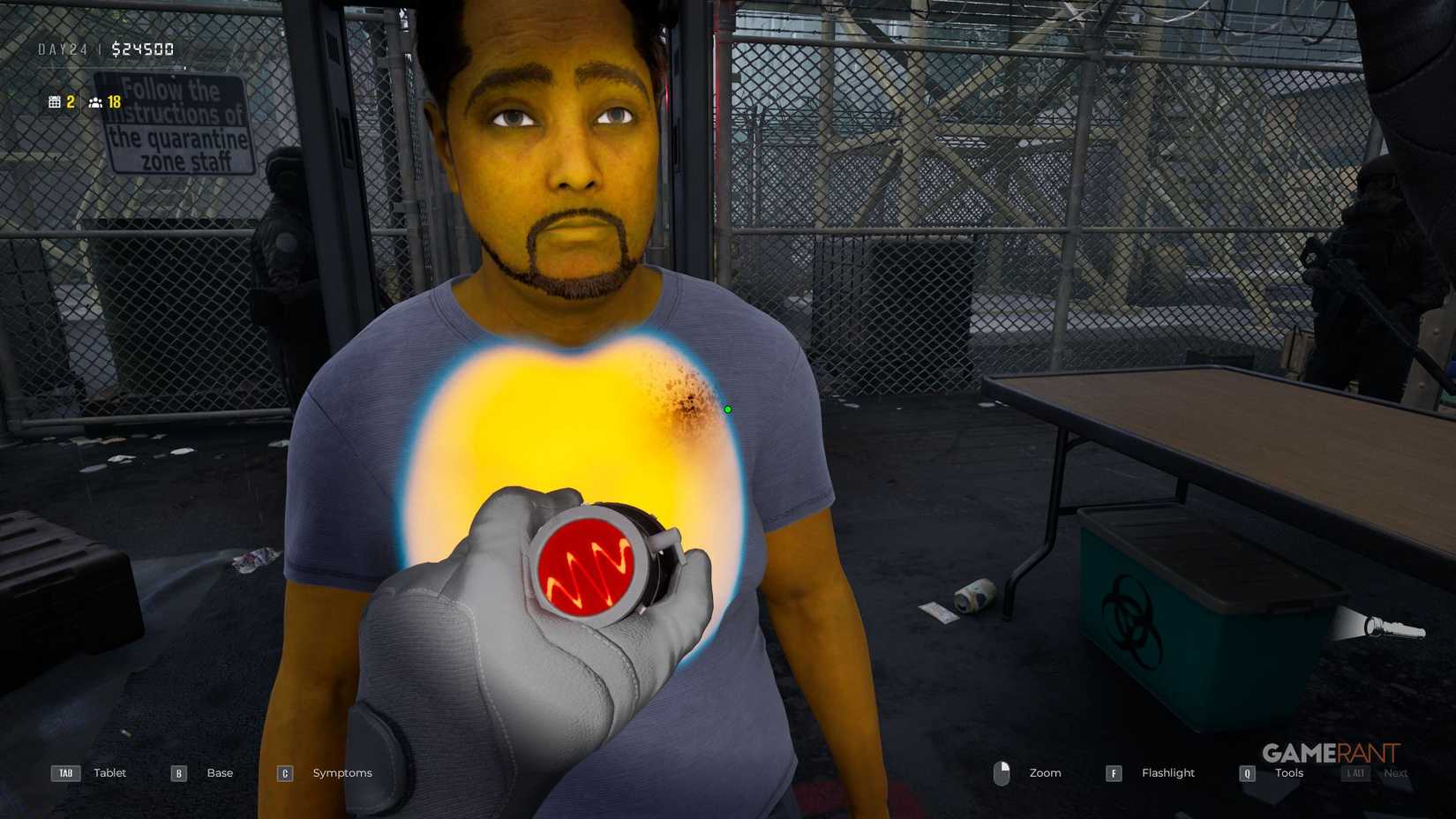 Quarantine Zone The Last Check - Symptoms - Infected Breath