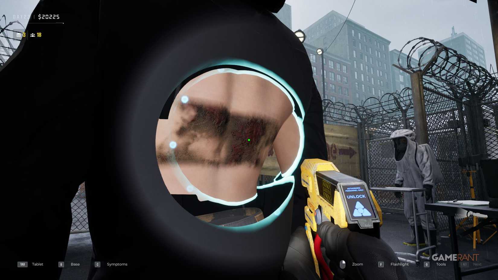 Quarantine Zone The Last Check - Symptoms - Necrosis