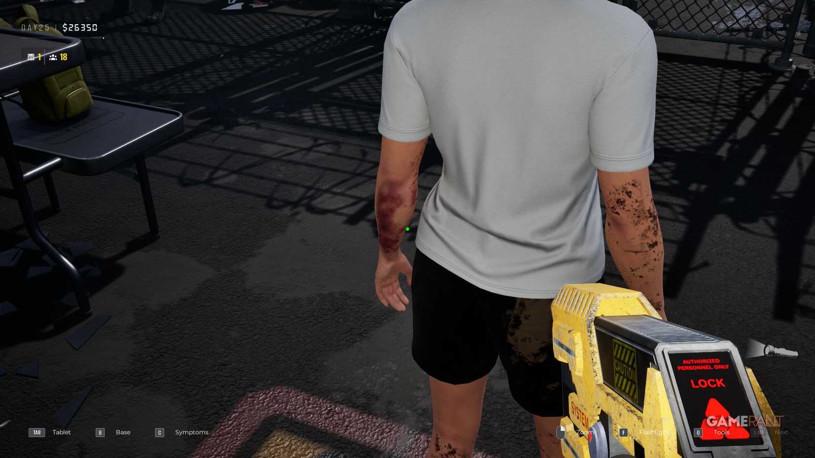 Quarantine Zone The Last Check - Symptoms - Red Bruise