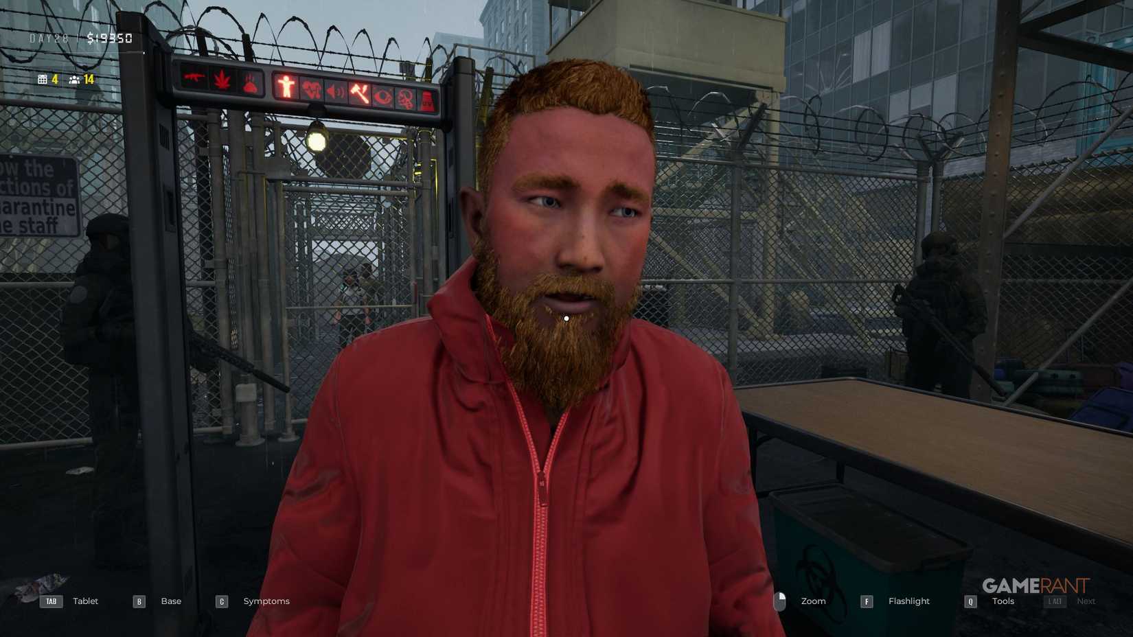 Quarantine Zone The Last Check - Symptoms - Red Skin