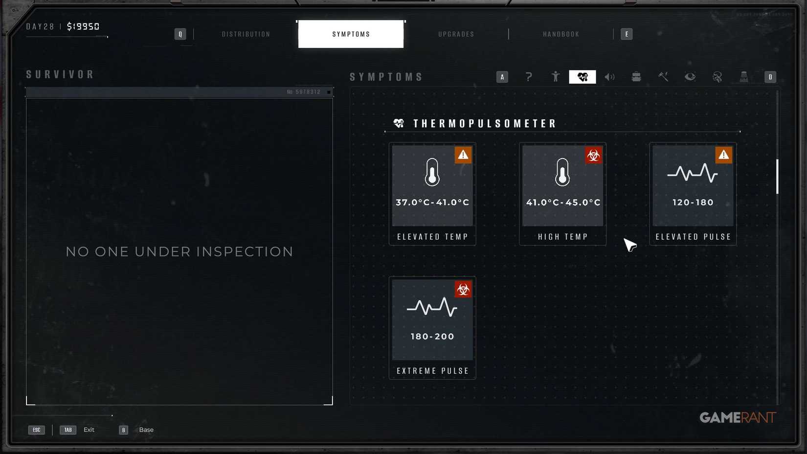 Quarantine Zone The Last Check - Symptoms - Thermopulsometer