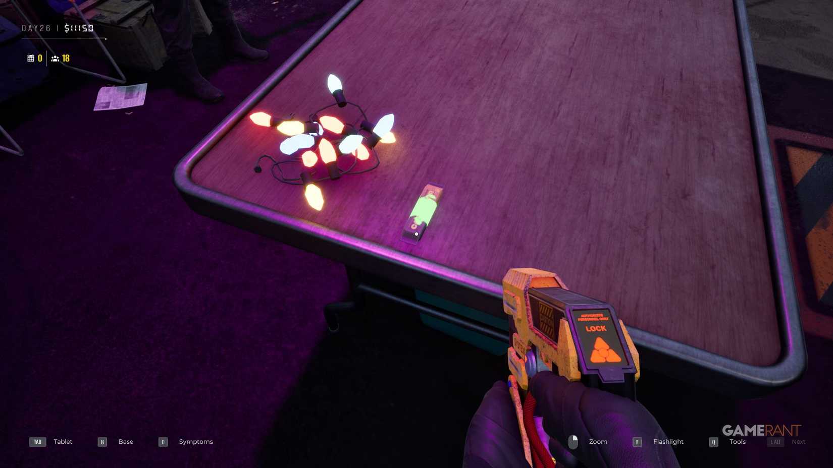 Quarantine Zone The Last Check - Symptoms - UV Contraband