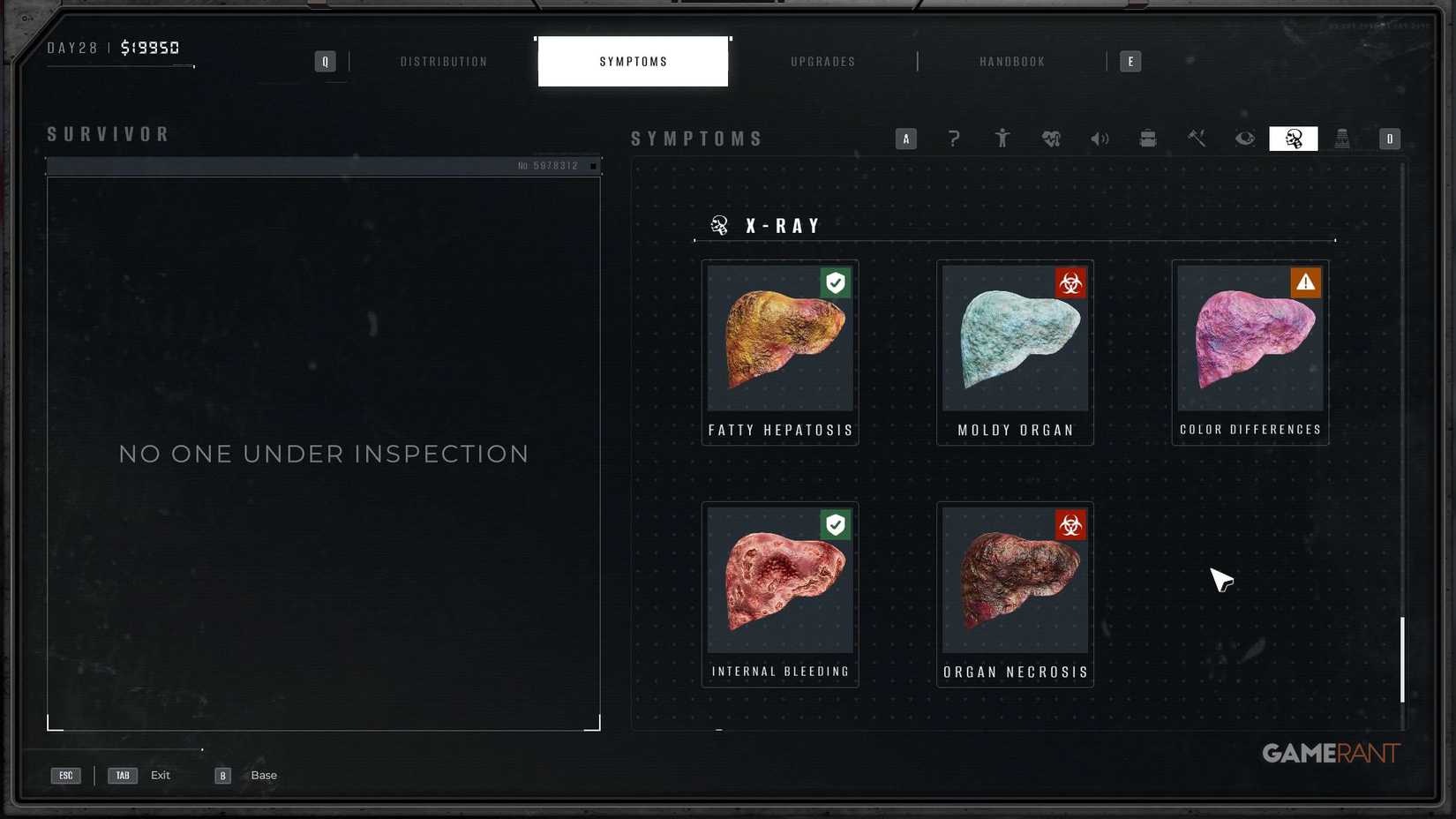 Quarantine Zone The Last Check - Symptoms - X-Ray