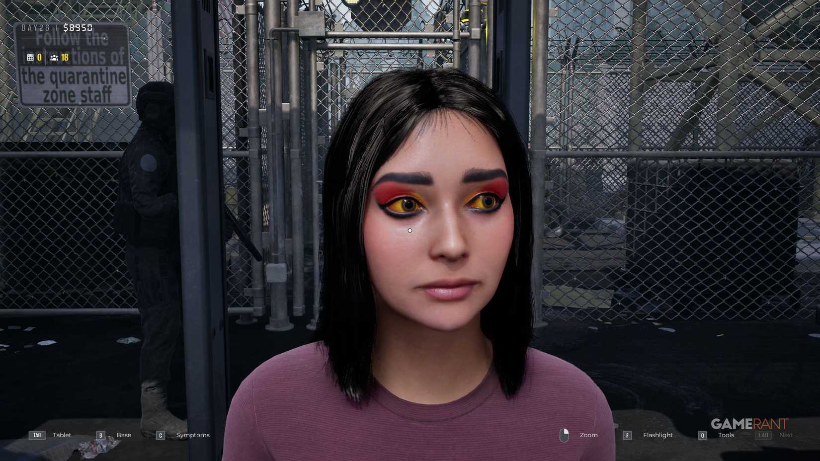 Quarantine Zone The Last Check - Symptoms - Yellow Eyes