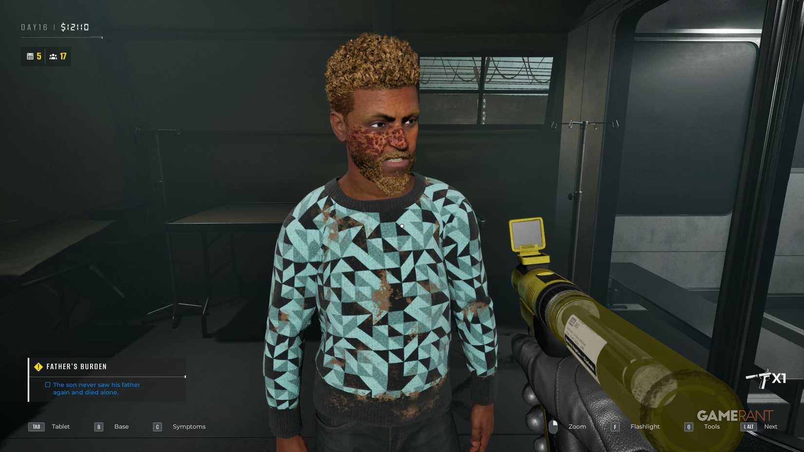 Quarantine zone The final check - syringe analyzer in quarantine