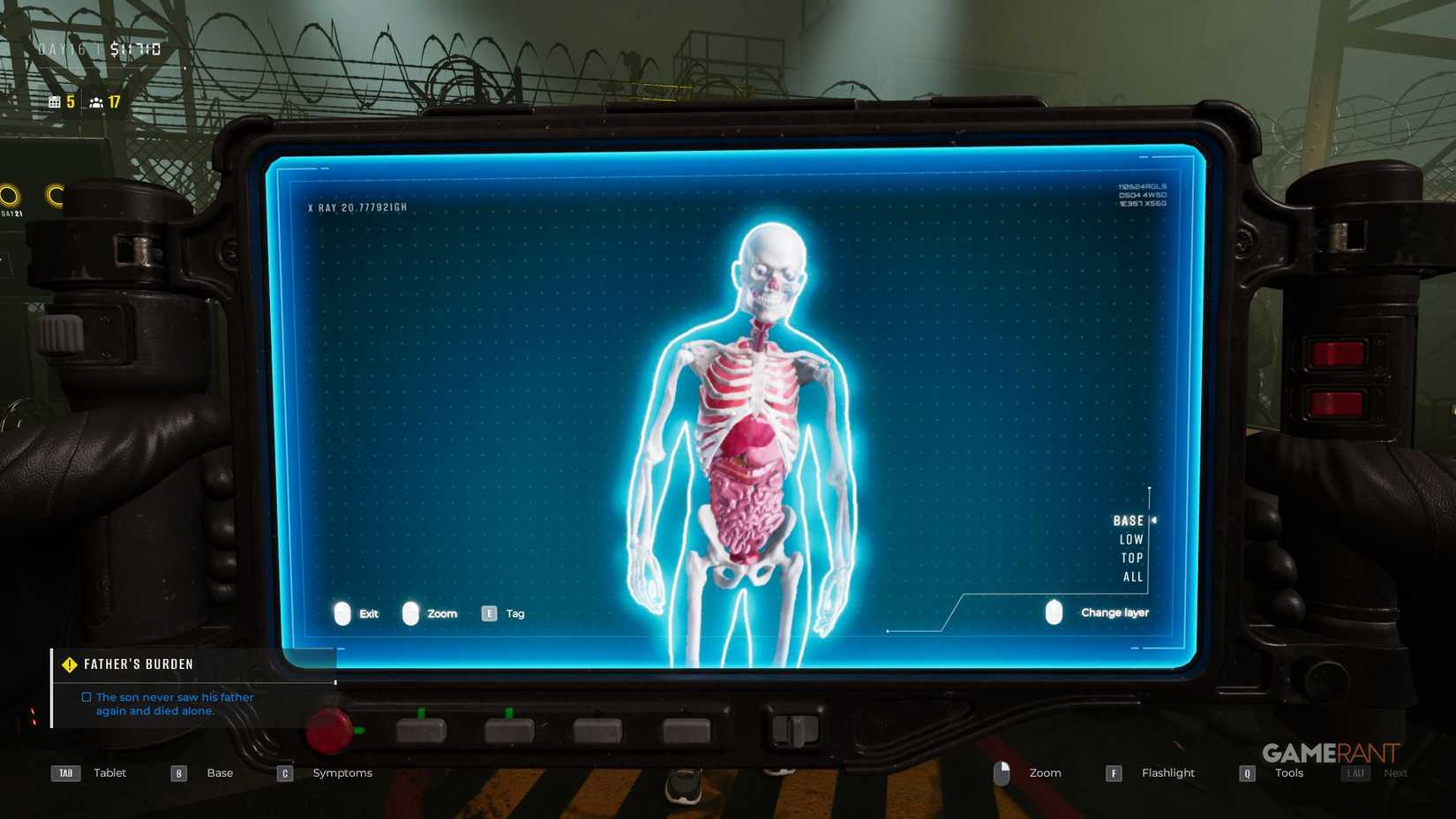 Quarantine Area Final Check - X-Ray - Basis