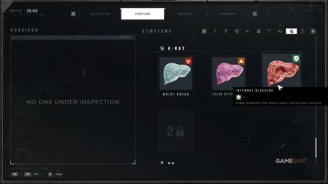 Quarantine Zone The Last Check - X-Ray - Internal Bleeding
