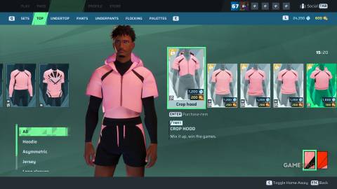 Rematch - Cosmetic - Crop Hood Top