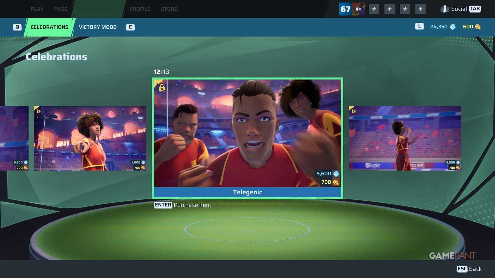 Rematch - Cosmetic - Telegenic Celebration