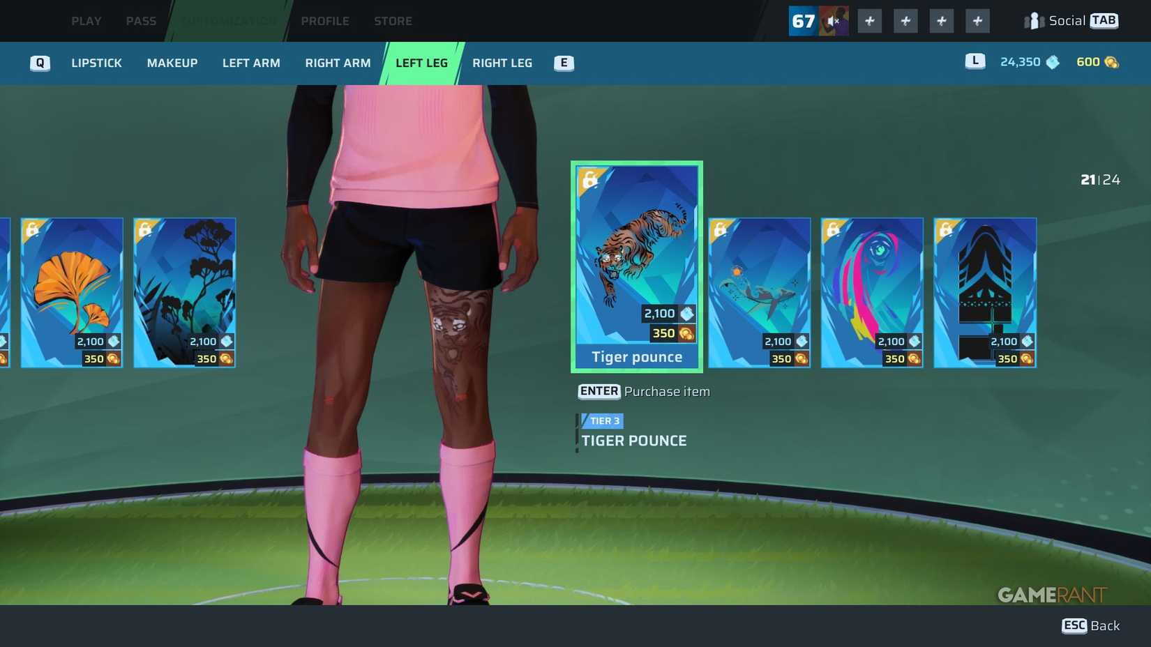 Rematch - Cosmetic - Tiger Pounce