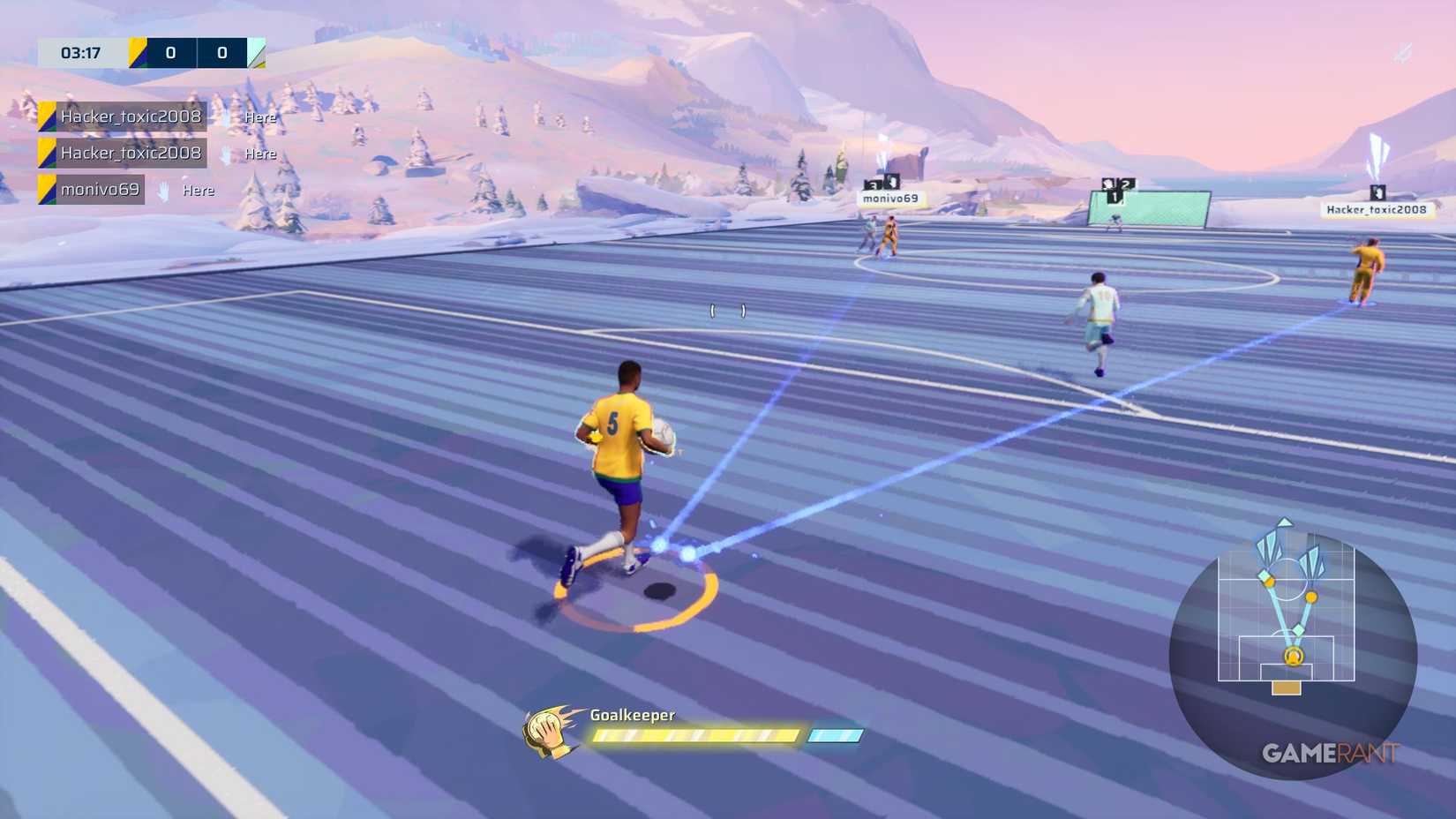 Rematch - Keeper Throw Ball