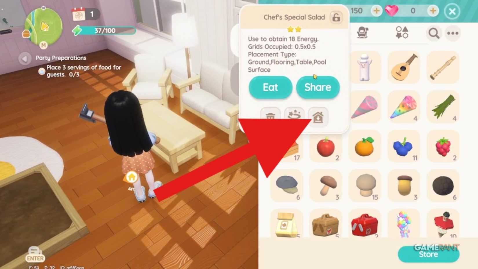 Sharing food at Hartopia