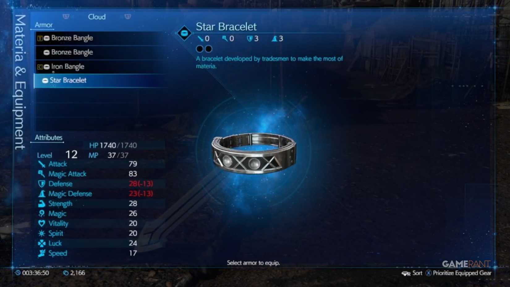 star bracelet item in ff7 remake intergrade (1)