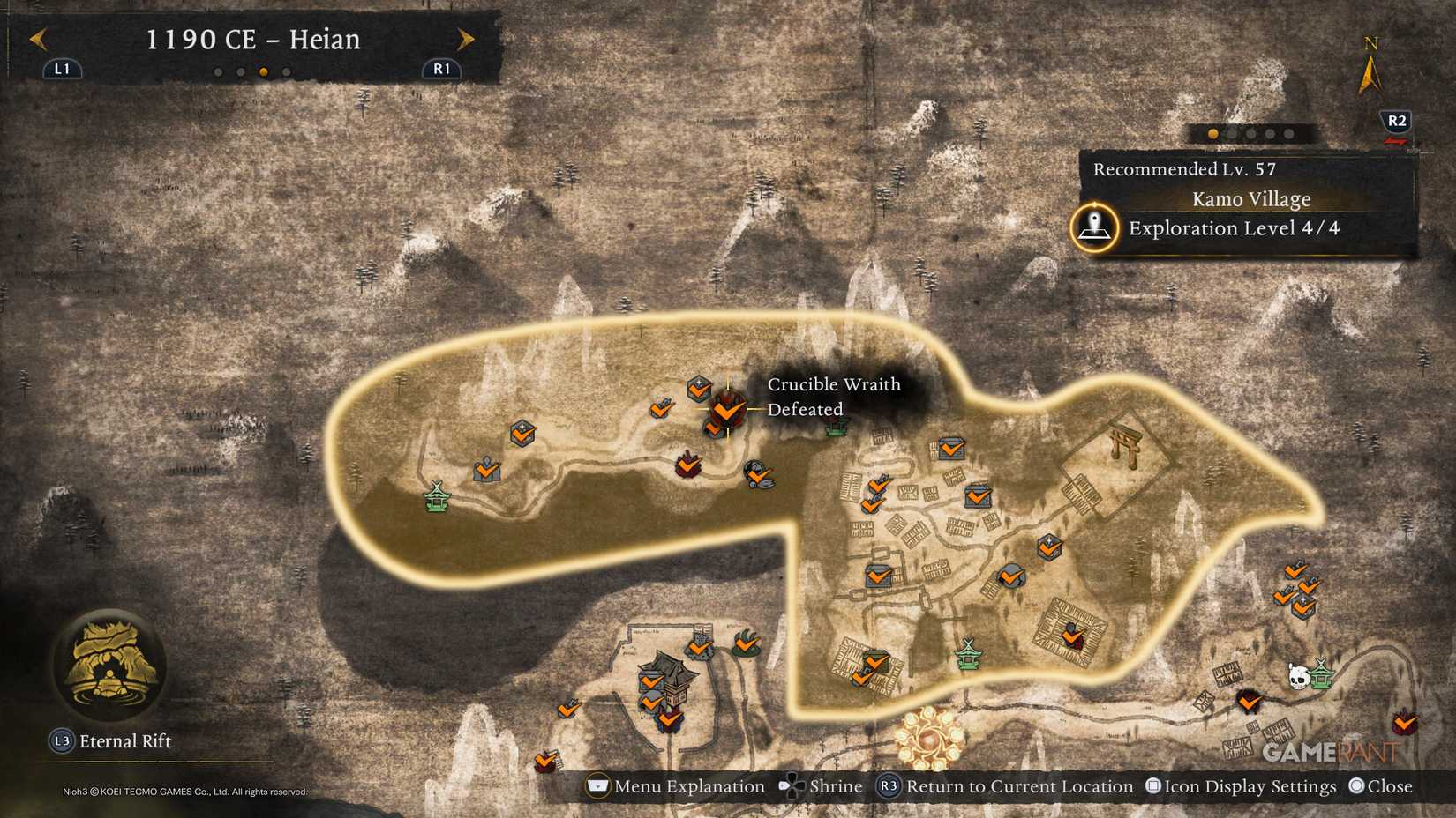 All Heian Crucible Wraiths in Nioh 3 (1)