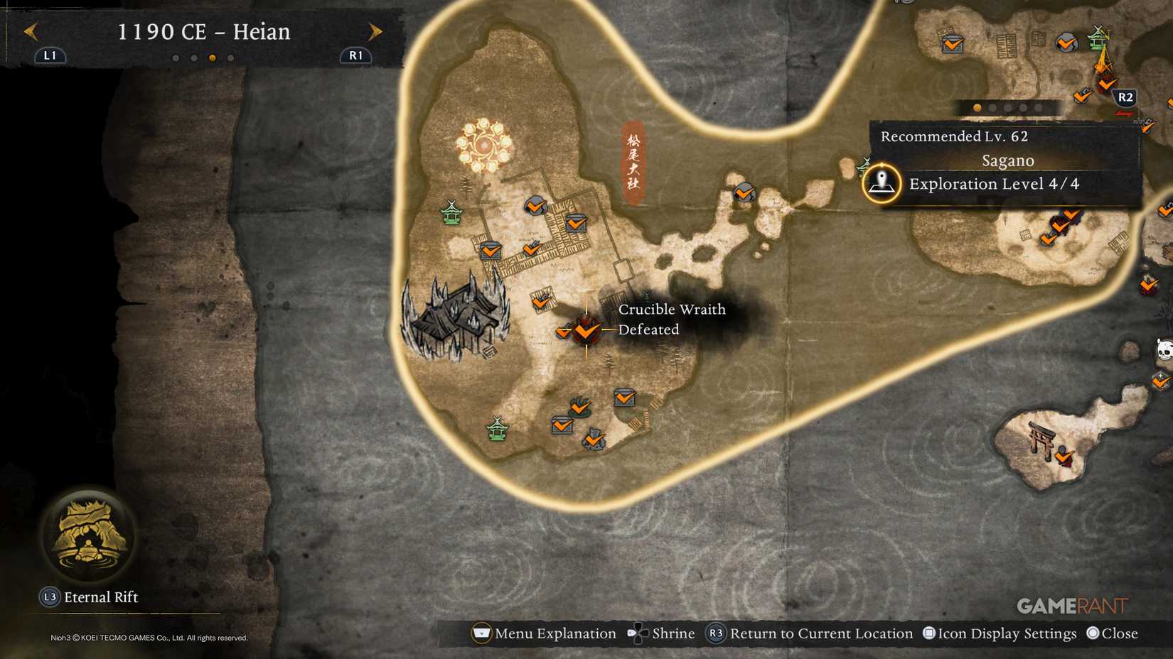 All Heian Crucible Wraiths in Nioh 3 (3)