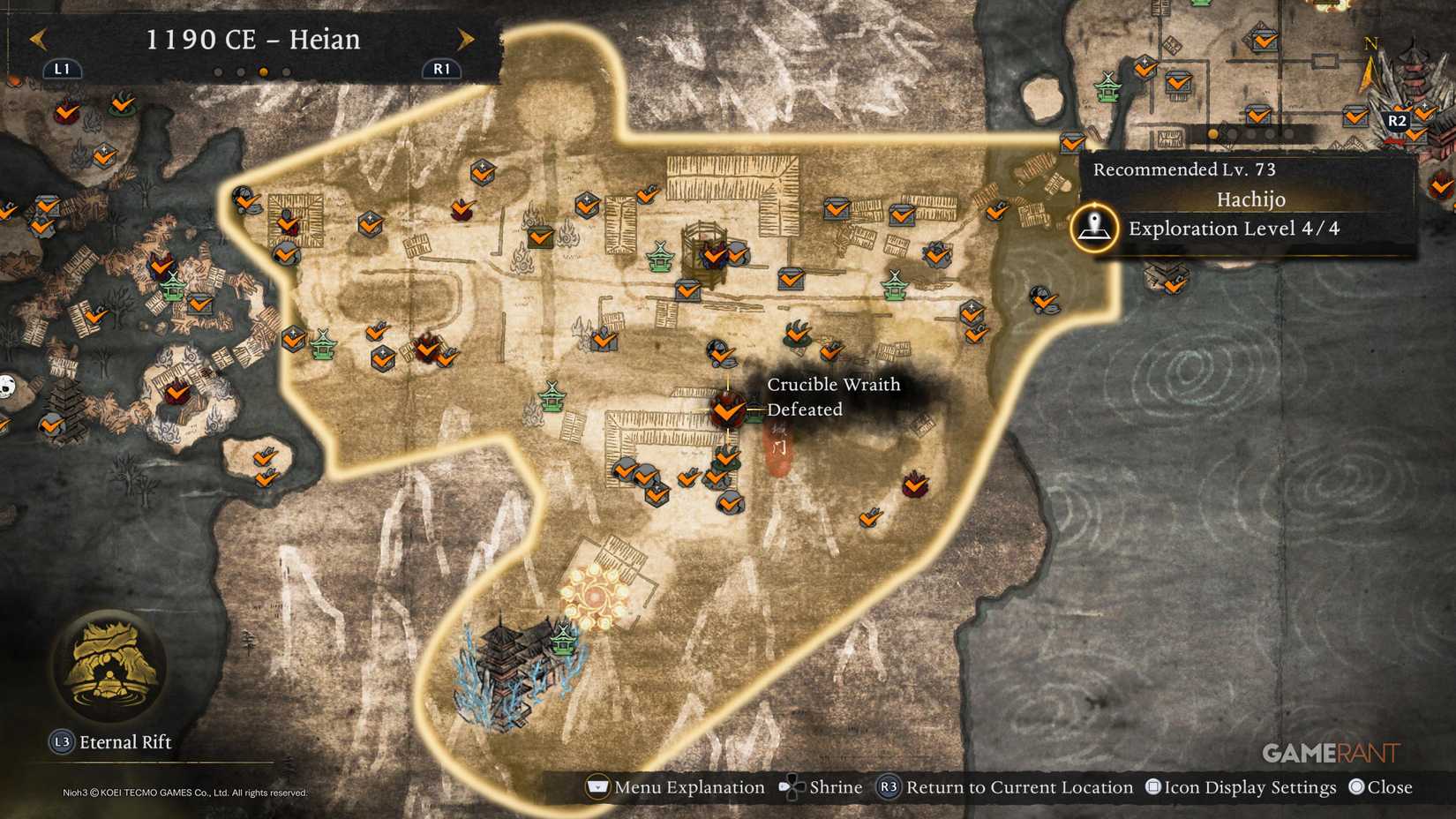 All Heian Crucible Wraiths in Nioh 3 (5)