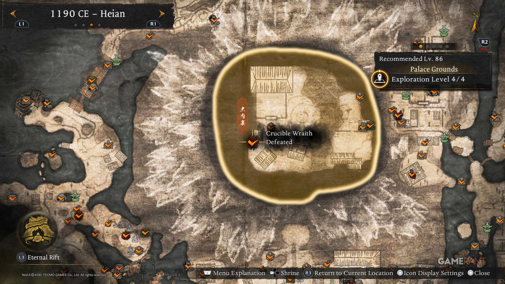 All Heian Crucible Wraiths in Nioh 3 (8)